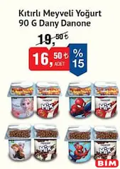DANONE DANY KITIRLI MEYVELİ YOĞURT 90 G